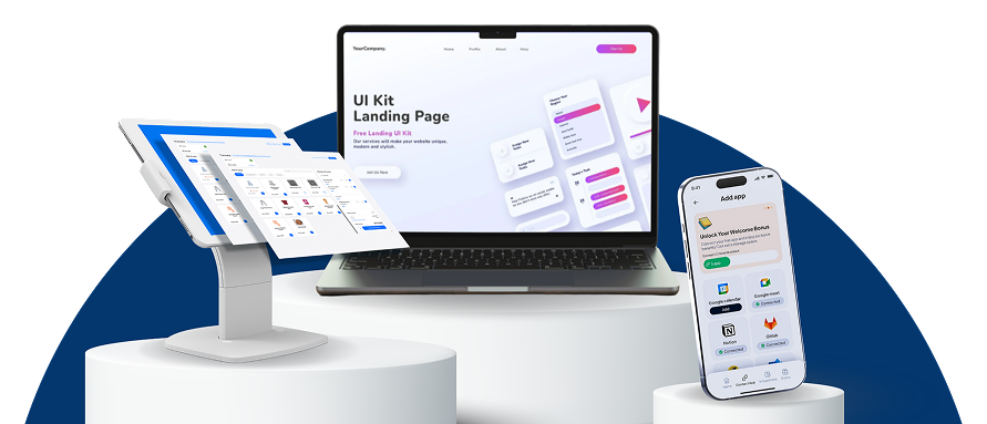 UI Kit Landing Page